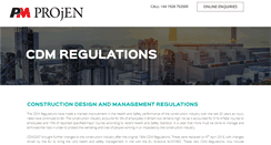 Desktop Screenshot of cdm-regulations-uk.co.uk