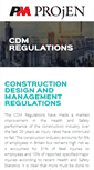 Mobile Screenshot of cdm-regulations-uk.co.uk